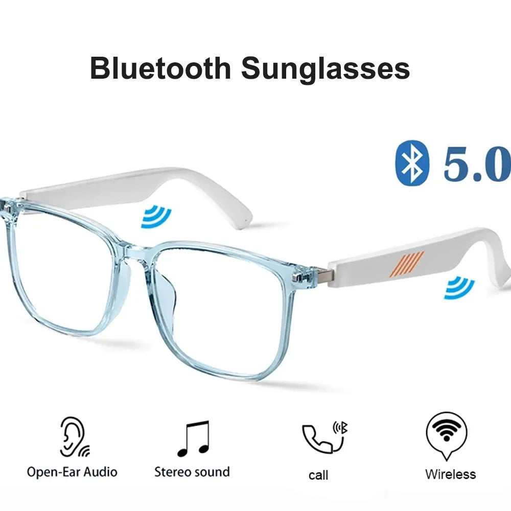 Wireless Bluetooth 5.0 Sunglasses Headphones - Enjoy Music Wirelessly Hands-Free Calling Music Eyeglasses