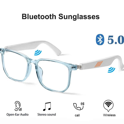 Wireless Bluetooth 5.0 Sunglasses Headphones - Enjoy Music Wirelessly Hands-Free Calling Music Eyeglasses