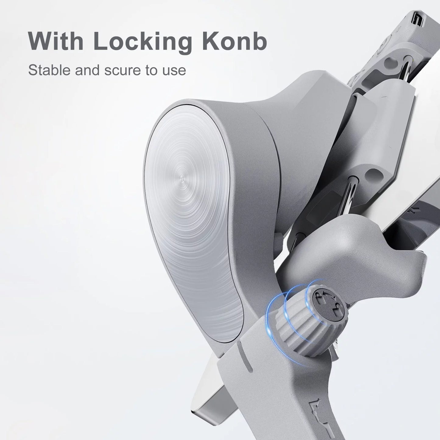 Isteady XE Kit Gimbal Stabilizer for Smartphone, 3-Axis Phone Gimbal, Magnetic Fill Light, Portable & Foldable, One-Key Inception, Ideal for Travel, Vlogging